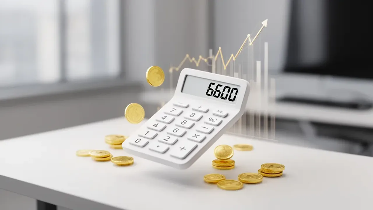 6600 brutto ile to netto do 26 roku życia? Praktyczny poradnik 2026 Grafika przedstawiająca kalkulację wynagrodzenia 6600 brutto ile to netto do 26 roku życia w formie wykresów finansowych.