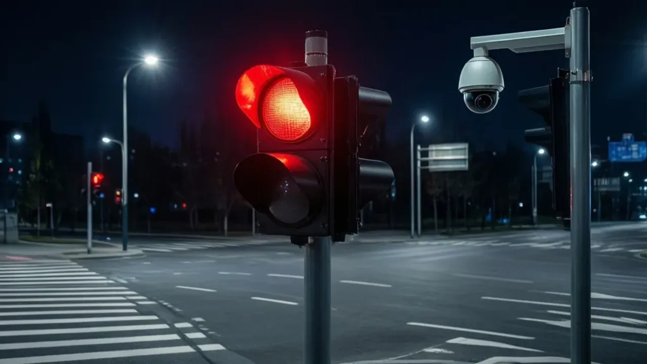 Mandat za przejazd na czerwonym: kary i punkty karne w 2025-2026