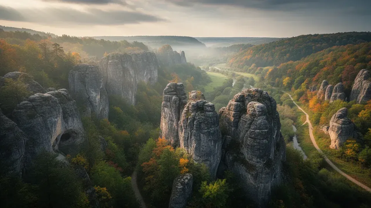 Ojcowski park narodowy szlaki: OPN, Dolina Prądnika, Jaskinia i Ojców