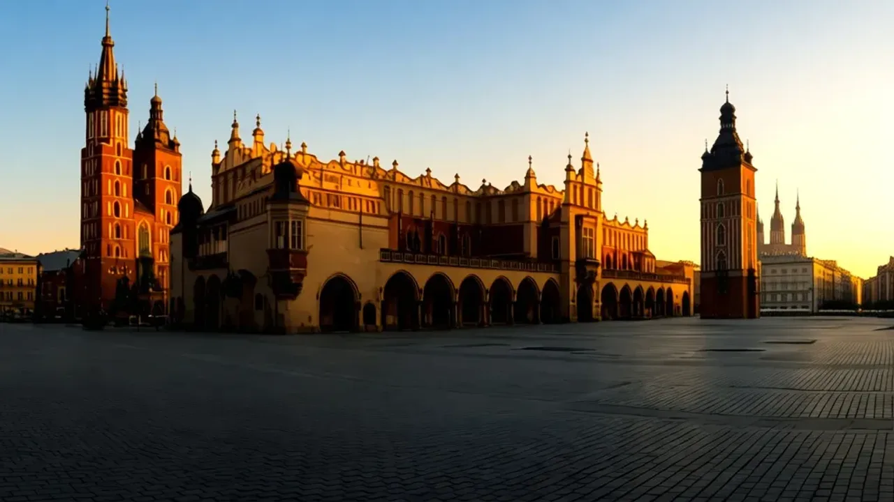 Rynek Kraków: Rynek Główny, pałac Krzysztofory i widok na Rynek Główny
